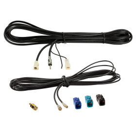 Antennenkabel Kit Fakra(f) > DIN(m)/SMB(F)/SMA(m) FM/DAB+