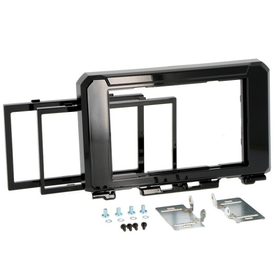 Radioblende SUZUKI Jimny (GJ) ab 2018 2DIN piano black Installer Kit