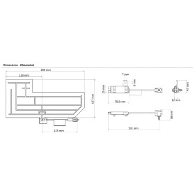 Calearo Wohnmobil/ Stossstangenklebeantenne AM/FM / DAB/DAB+