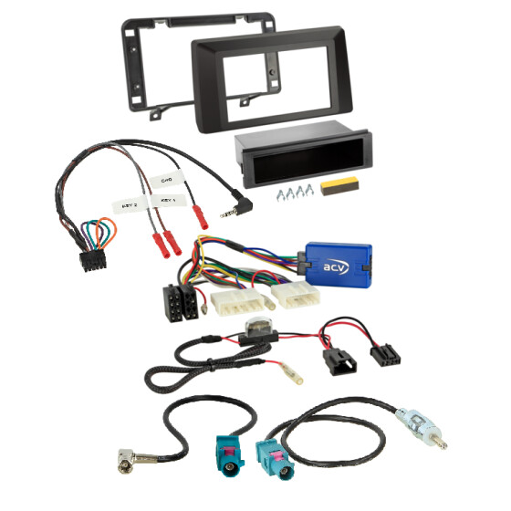 Autoradio- Einbausatz 1-DIN Dacia Duster (SR) 09/2021 - 2024