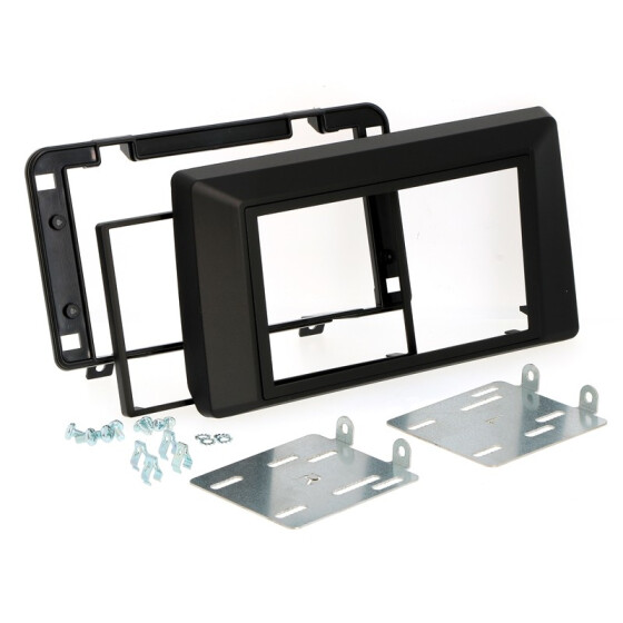Radioblende DACIA Duster ab 2022 2DIN black Installer Kit mit Frames