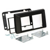 Radioblende DACIA Duster ab 2022 2DIN black Installer Kit mit Frames