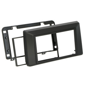 Radioblende DACIA Duster ab 2022 2DIN black mit Frames