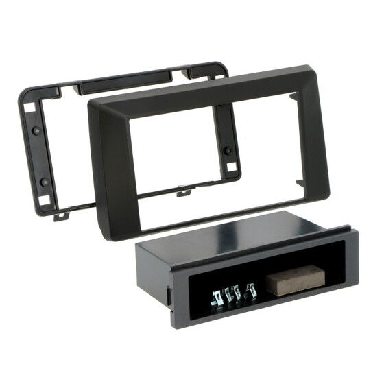 Radioblende DACIA Duster ab 2022 2DIN black mit Fach