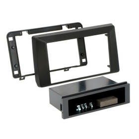 Radioblende DACIA Duster ab 2022 2DIN black mit Fach