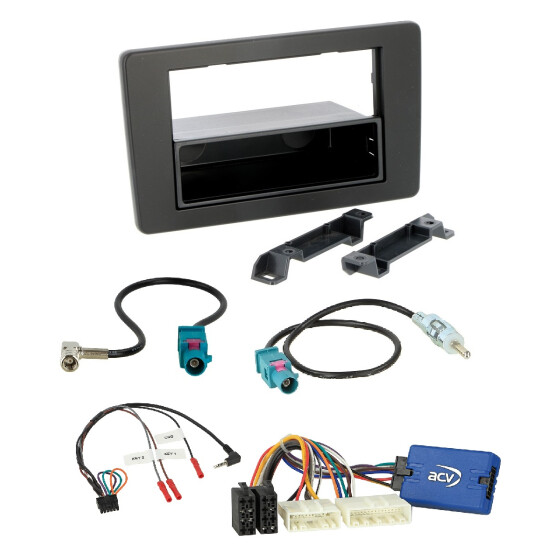 Autoradio- Einbausatz passend für Renault Express ab 2021 mit Lenkradfernbedienung