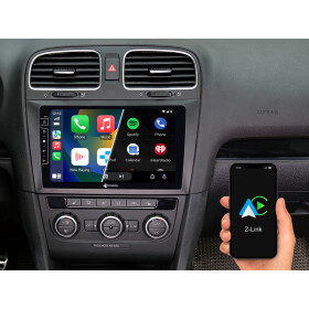 Dynavin 9-Zoll Android Autoradio für VW Golf 6 mit Wireless Apple CarPlay & Android Auto, Blitzer.de PRO Integration, 4x100W Class-D Verstärker und Head-up-Display