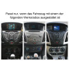 Android Autoradio für Ford Focus mit 4 x 100W Class-D Verstärker, 9 Zoll Display (hochauflösend), Inkl. Head-up-Display, Apple CarPlay und Android Auto