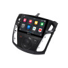 Android Autoradio für Ford Focus mit 4 x 100W Class-D Verstärker, 9 Zoll Display (hochauflösend), Inkl. Head-up-Display, Apple CarPlay und Android Auto