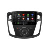 Android Autoradio für Ford Focus mit 4 x 100W Class-D Verstärker, 9 Zoll Display (hochauflösend), Inkl. Head-up-Display, Apple CarPlay und Android Auto