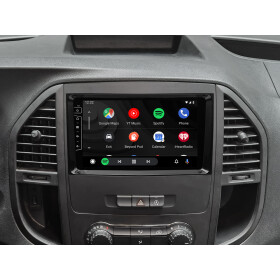 Dynavin Navisystem  9 Zoll (22,86cm) Display, für Mercedes Vito W639 / Viano W639 mit 4 x 100W Class-D Verstärker, 9 Zoll Display (hochauflösend), Inkl. Head-up-Display, Apple CarPlay und Android Auto