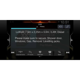 Alpine INE-F904DU8 Navigationssystem mit 9-Zoll Touchscreen für Fiat Ducato 8