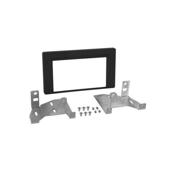 2-DIN Radioblende Toyota Aygo X 04/2022-2023 mattschwarz