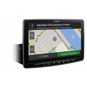 Alpine INE-F904DC Navigationssystem mit 9-Zoll Touchscreen LKW- und Reisemobilprofile, DAB+, HDMI, Apple CarPlay und Android Auto