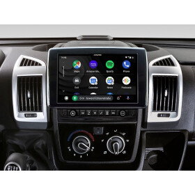 Alpine X903D-DU 9-Zoll-Navigationssystem mit Tochscreen für Fiat Ducato III, Citroën Jumper II und Peugeot Boxer II mit TomTom Karten und Apple CarPlay / Android Auto