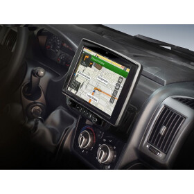 Alpine X903D-DU 9-Zoll-Navigationssystem mit Tochscreen für Fiat Ducato III, Citroën Jumper II und Peugeot Boxer II mit TomTom Karten und Apple CarPlay / Android Auto