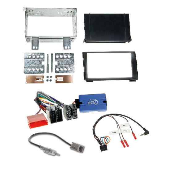 1DIN Autoradio Einbausatz für Kia Cee`d (ED) 08/2009 - 05/2012 ProCeed 03/2011-02/2013