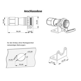 Trailer Anschluss Set "Caravan"