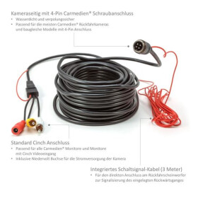Rückfahrkamera Anschlusskabel 10 Meter