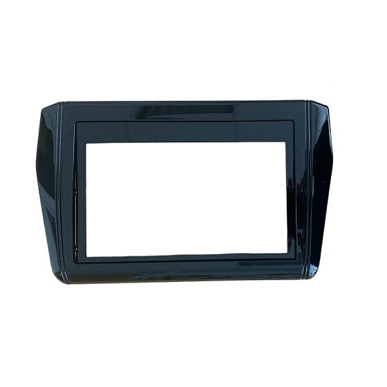 Einbaurahmen Set für Doppel DIN Autoradio in Suzuki Swift (ab 2017) - schwarz glänzend