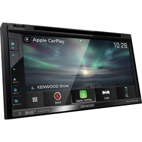 Kenwood Digital Media Navitainer 2DIN DNX5190DABS mit 17,3 cm WVGA-Monitor, Apple CarPlay, AndroidAuto & Digitalradio