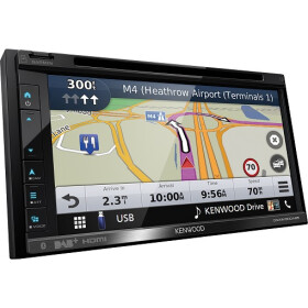 Kenwood Digital Media Navitainer 2DIN DNX5190DABS mit 17,3 cm WVGA-Monitor, Apple CarPlay, AndroidAuto & Digitalradio