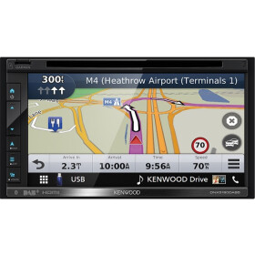 Kenwood Digital Media Navitainer 2DIN DNX5190DABS mit 17,3 cm WVGA-Monitor, Apple CarPlay, AndroidAuto & Digitalradio