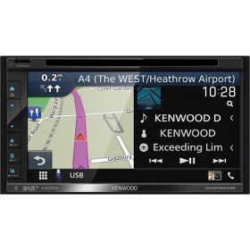 Kenwood Digital Media Navitainer 2DIN DNX5190DABS mit 17,3 cm WVGA-Monitor, Apple CarPlay, AndroidAuto & Digitalradio