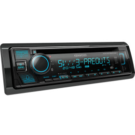 Kenwood Autoradio KDC-BT960DAB CD/USB-Receiver mit Bluetooth, Amazon Alexa & Digital Radio DAB+ incl. DAB+ Antenne