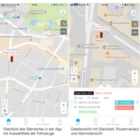 GPS- Fahrzeugortung - GPS Alarm Tracker zur Fahrzeugortung und Fernmeldung des Alarms per Telefon oder Internet.