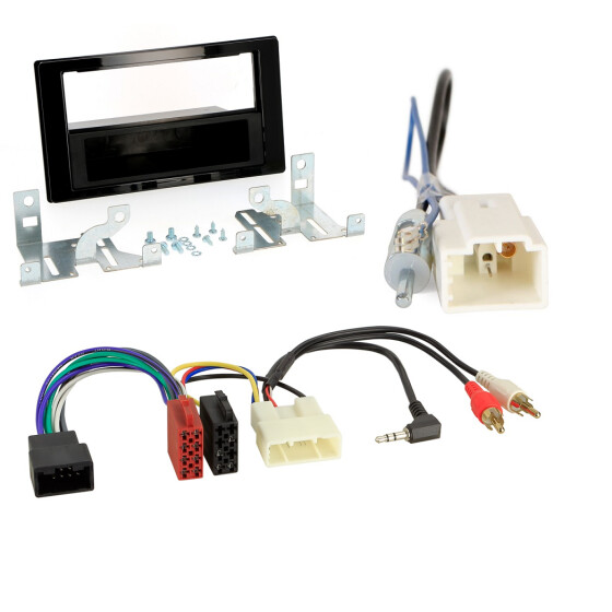 Autoradio- Einbausatz 1DIN passend für Toyota Aygo X (AB7) 04/2022 -2023 ohne Lenkradfernbedienung