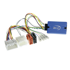 Autoradio Einbausatz für Mitsubishi Lancer (CYO) 2007 - 2010 mit Lenkradfernbedienung und mit Rockford Fosgate OEM Soundsystem