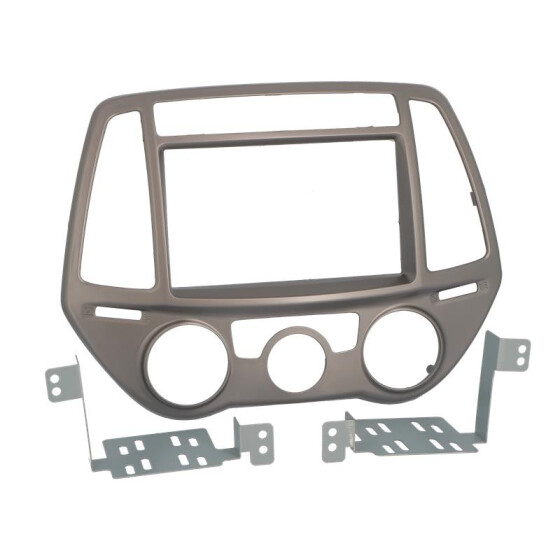 Radioblende HYUNDAI i20 (PB) ab 2012 2DIN black manuelle Klimaanlage