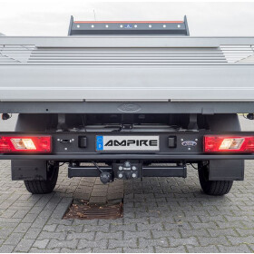 AMPIRE Kamera (AHD), schwarz, 125°, IP69K, Heckeinbau, 10m Kabel