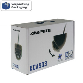 AMPIRE Mini Rückfahrkamera (AHD), 150° Weitwinkelkamera