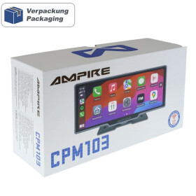 AMPIRE Smartphone-Monitor 25.4cm (10) mit AHD Dashcam und RFK-Eingang (AHD)
