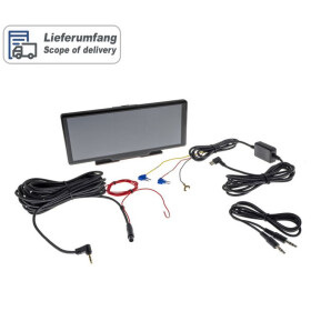 AMPIRE Smartphone-Monitor 25.4cm (10) mit AHD Dashcam und...
