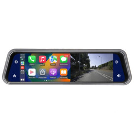 AMPIRE Smartphone-Spiegelmonitor 22.9cm (9") mit AHD Dual-Dashcam & RFK-Funktion