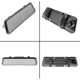 AMPIRE Smartphone-Spiegelmonitor 22.9cm (9") mit AHD Dual-Dashcam & RFK-Funktion