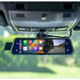 AMPIRE Smartphone-Spiegelmonitor 22.9cm (9") mit AHD Dual-Dashcam & RFK-Funktion