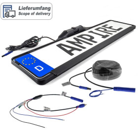 AMPIRE Nummernschild-Kamera (AHD), 120°
