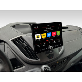 Android Navigationssystem für Ford Transit 2014-2018 mit 10,1-Zoll Touchscreen, Inkl. Head-up-Display, Apple CarPlay und Android Auto