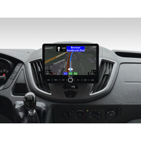 Android Navigationssystem für Ford Transit 2014-2018 mit 10,1-Zoll Touchscreen, Inkl. Head-up-Display, Apple CarPlay und Android Auto