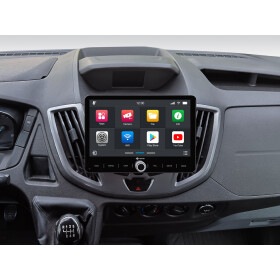 Android Navigationssystem für Ford Transit 2014-2018 mit 10,1-Zoll Touchscreen, Inkl. Head-up-Display, Apple CarPlay und Android Auto