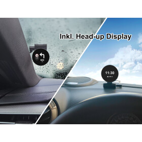 Android Navigationssystem für Ford Transit 2014-2018 mit 10,1-Zoll Touchscreen, Inkl. Head-up-Display, Apple CarPlay und Android Auto