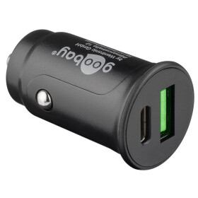 GOOBAY USB-A/C Ladeadapter Duo 12/24V, 30 Watt