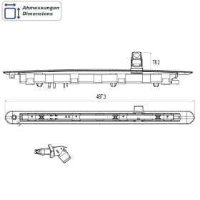 AMPIRE Kamera (CVBS), Mercedes Vito (W447) mit Heckklappe