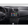 Android Autoradio für Dacia Sandero / Duster / Renault Captur mit 4 x 100W Class-D Verstärker, 8 Zoll Display (hochauflösend), Inkl. Head-up-Display, Apple CarPlay und Android Auto
