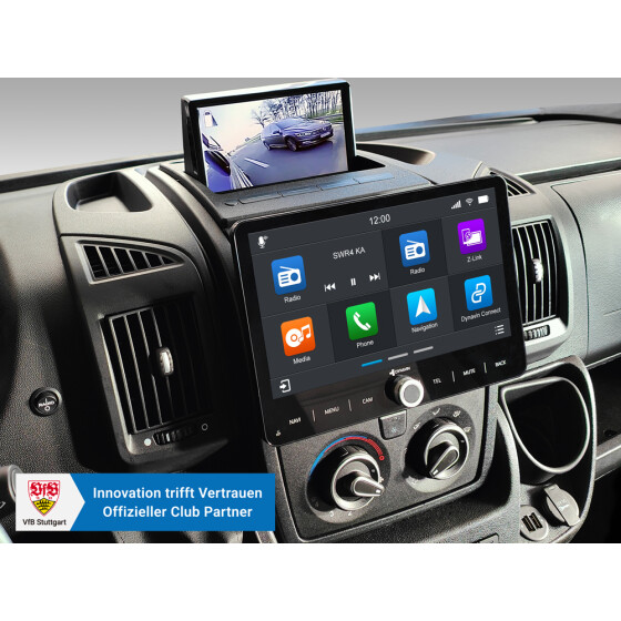 10,1-Zoll Android Navigationssystem D10-DCX Plus – C für Citroën Jumper II, Peugeot Boxer II ab 2006, Fiat Ducato (2006-2021) & Ducato 8 (2021-2024 ) & Ducato 9 ab 2024