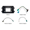 Dynavin Radioblende mit Antennenadapter für Fiat Ducato 8 ab 2021 und Ducato 9 ab 2024